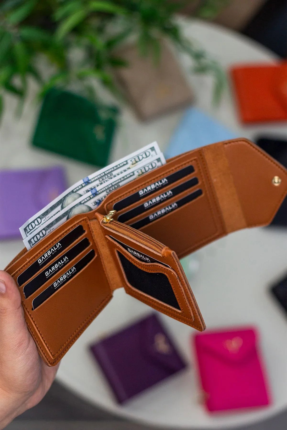 Portefeuille femme vegan zippé avec porte-monnaie et multi-compartiments – Peru - Justyol