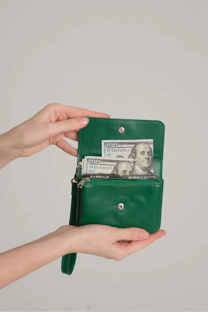 Portefeuille Femme Élégant en Cuir – Multicolore et Pratique