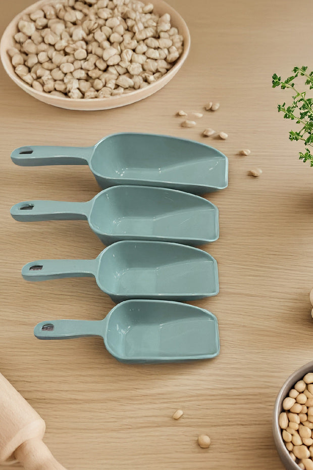 Lot de 4 Pelles Doseuses en Plastique pour Aliments