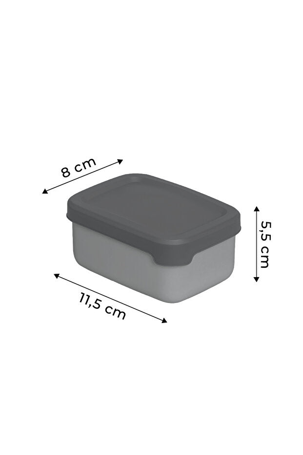 Boîte de conservation rectangulaire 430 ml ouverte