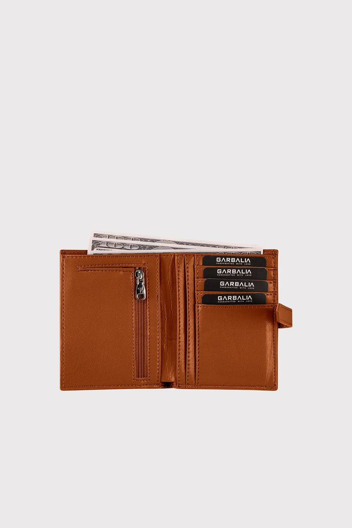 Porte-cartes femme zippé avec porte-monnaie et fermeture à sangle – Helsinki