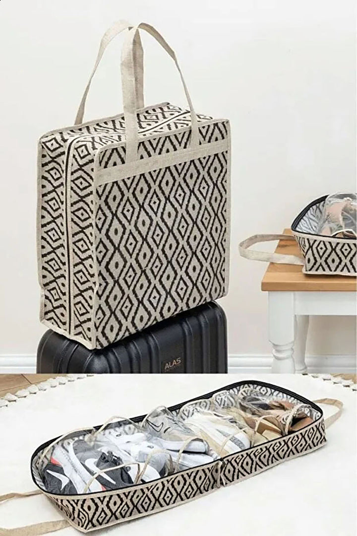 Sac à Chaussures Boho 35X22X40 cm