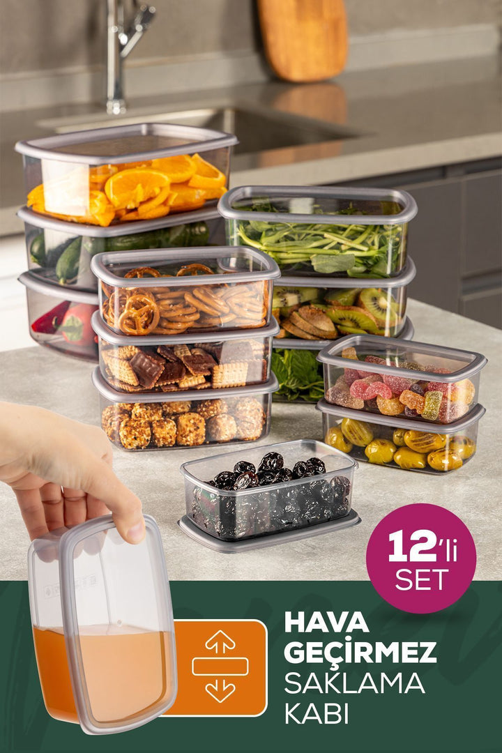 Set de Boîtes de Conservation Hermétiques en Plastique – Sans BPA