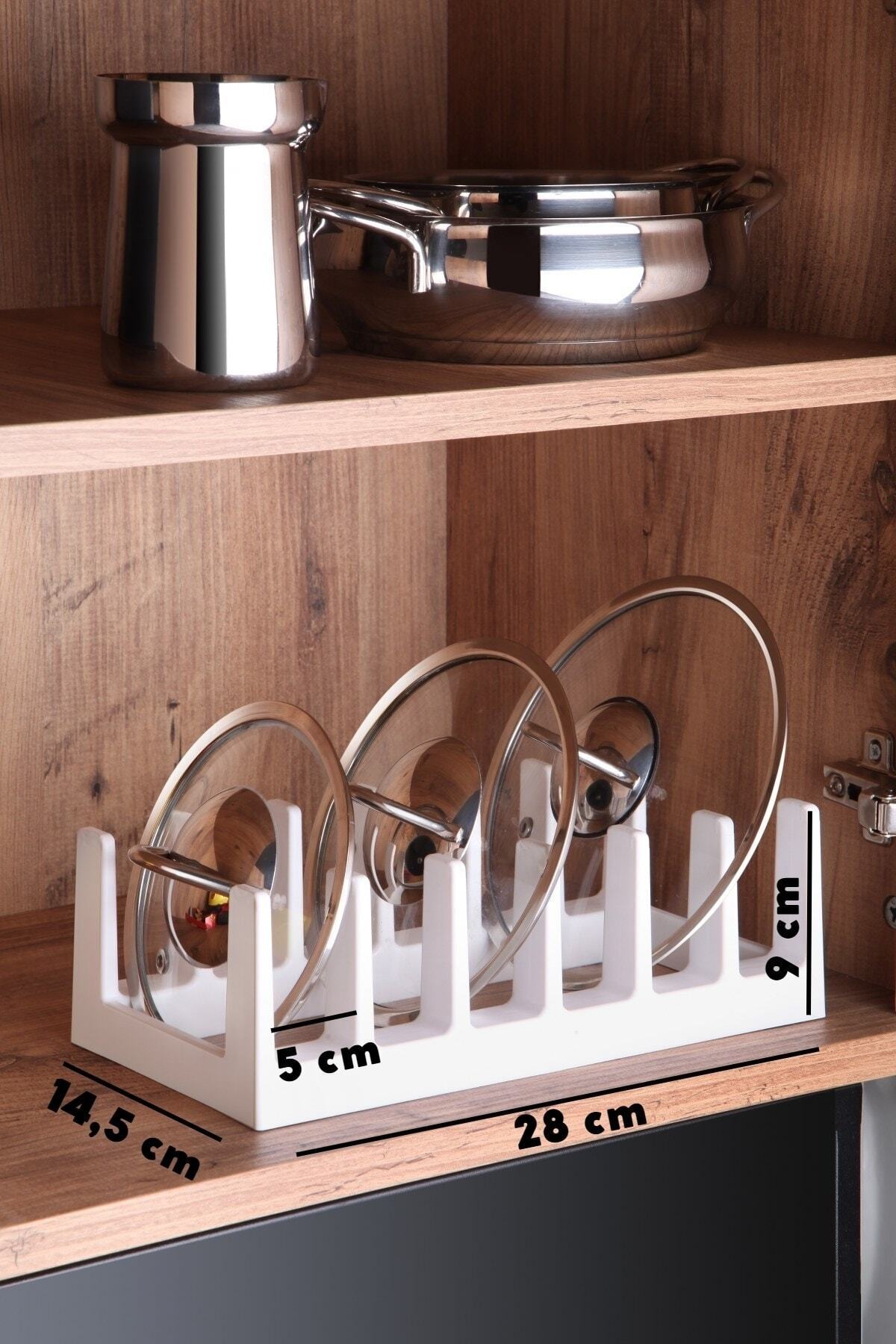 Organisateur Multifonction pour Assiettes, Poêles et Couvercles de Cuisine
