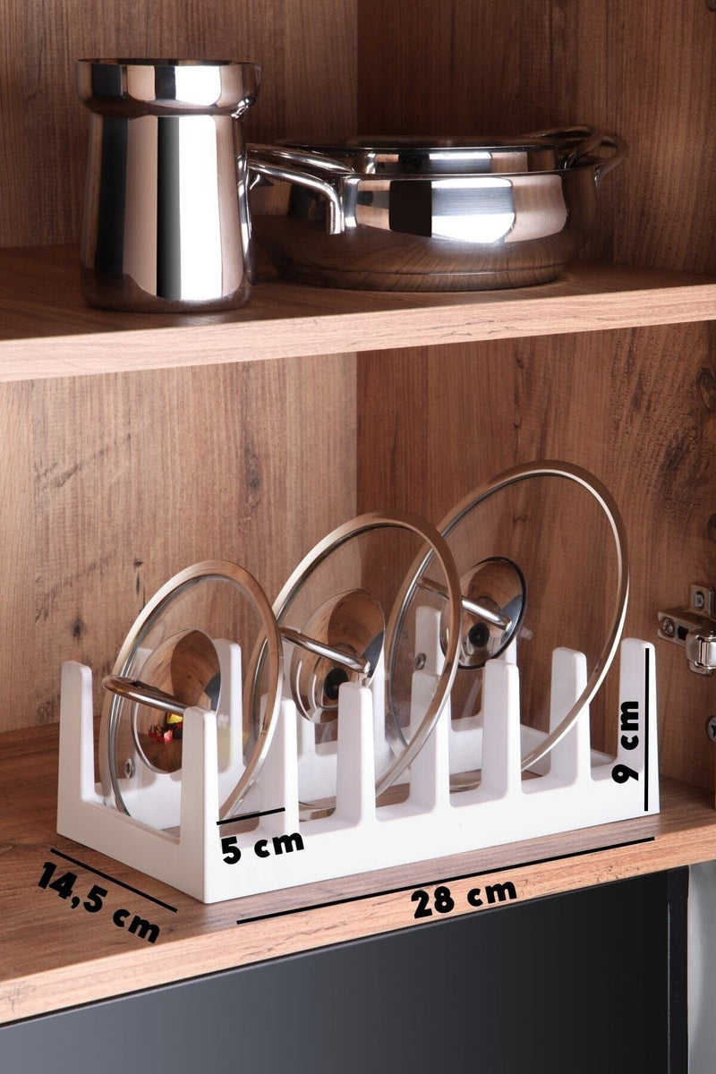 Organisateur Multifonction pour Assiettes, Poêles et Couvercles de Cuisine
