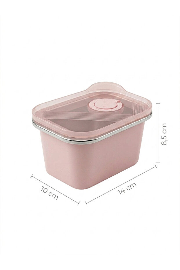Boîte de Conservation Sous Vide en Inox 304 – 500 ml | Contenant Alimentaire avec Couvercle