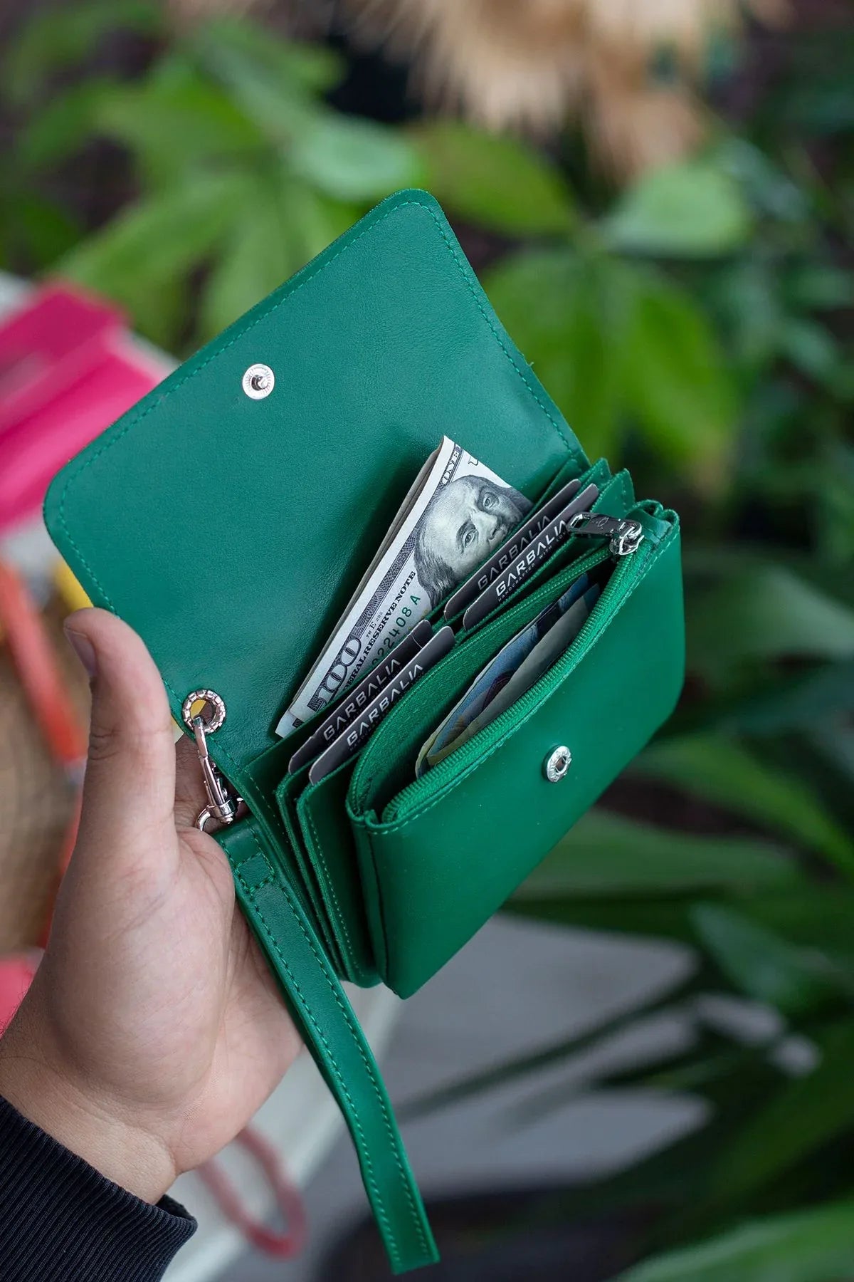 Portefeuille Femme Élégant en Cuir – Multicolore et Pratique - Justyol
