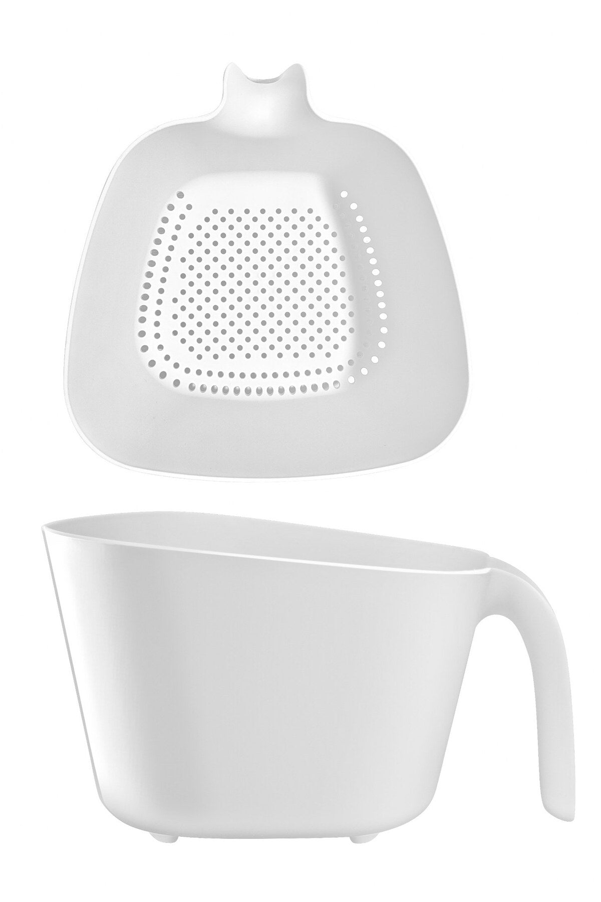 Passoire double en plastique PP alimentaire sans BPA