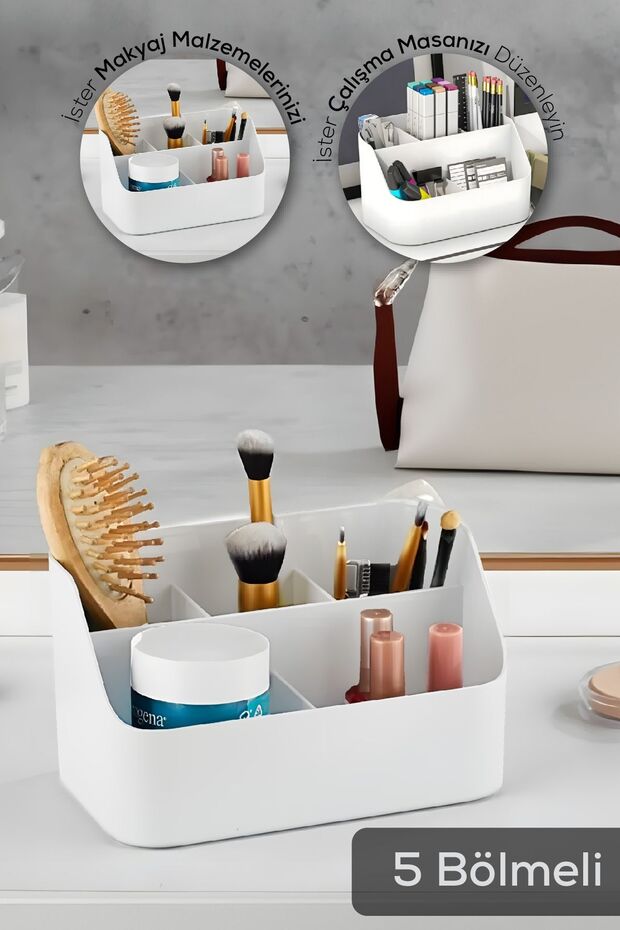 Organisateur de Maquillage et Bijoux 5 Compartiments