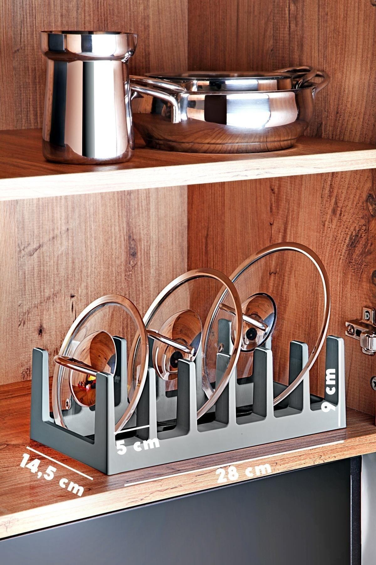 Organisateur Multifonction pour Assiettes, Poêles et Couvercles de Cuisine