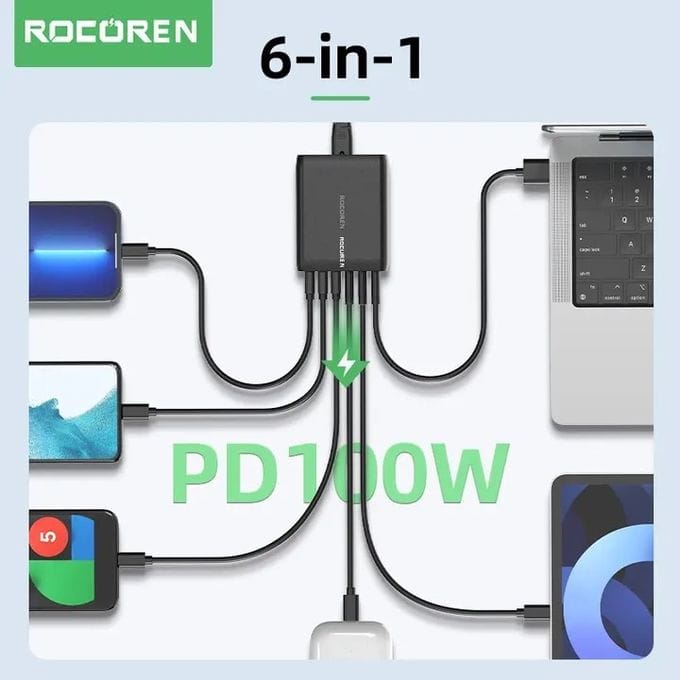 Station de Charge de Bureau Rocoren 100W
