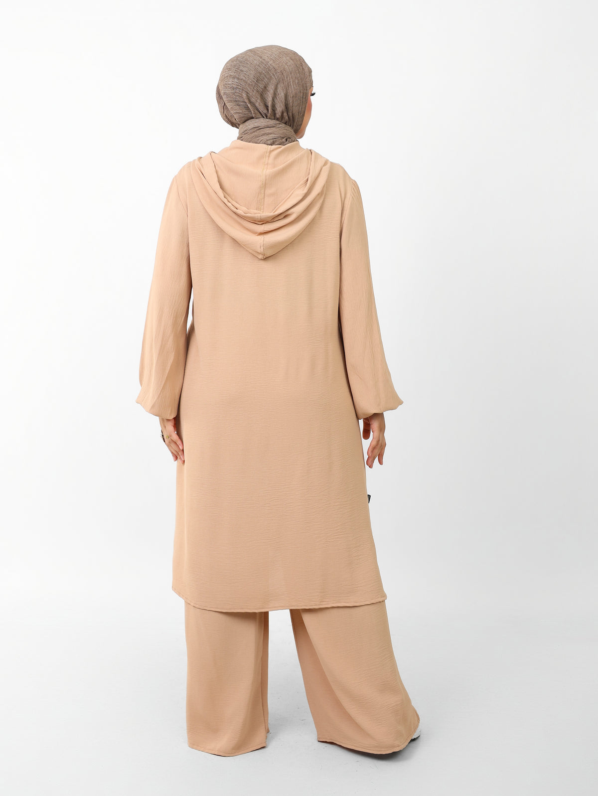Ensemble Houria 2 Pièces – Tunique à Capuche & Pantalon Large