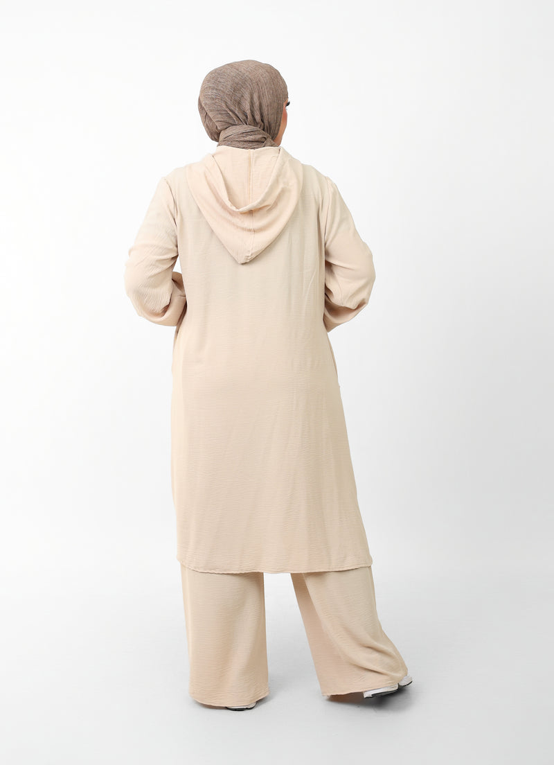 Ensemble Houria 2 Pièces – Tunique à Capuche & Pantalon Large