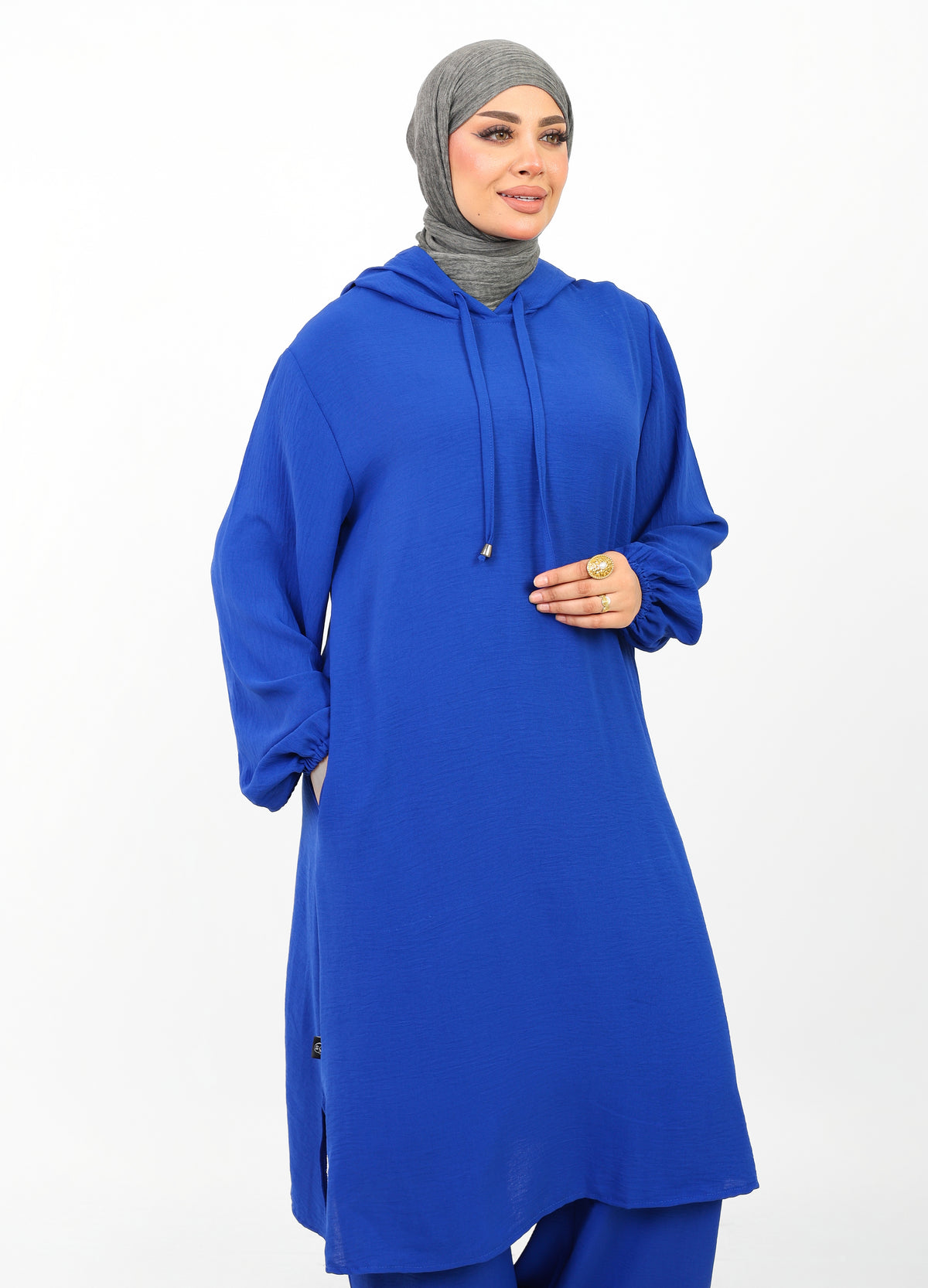 Ensemble Houria 2 Pièces – Tunique à Capuche & Pantalon Large