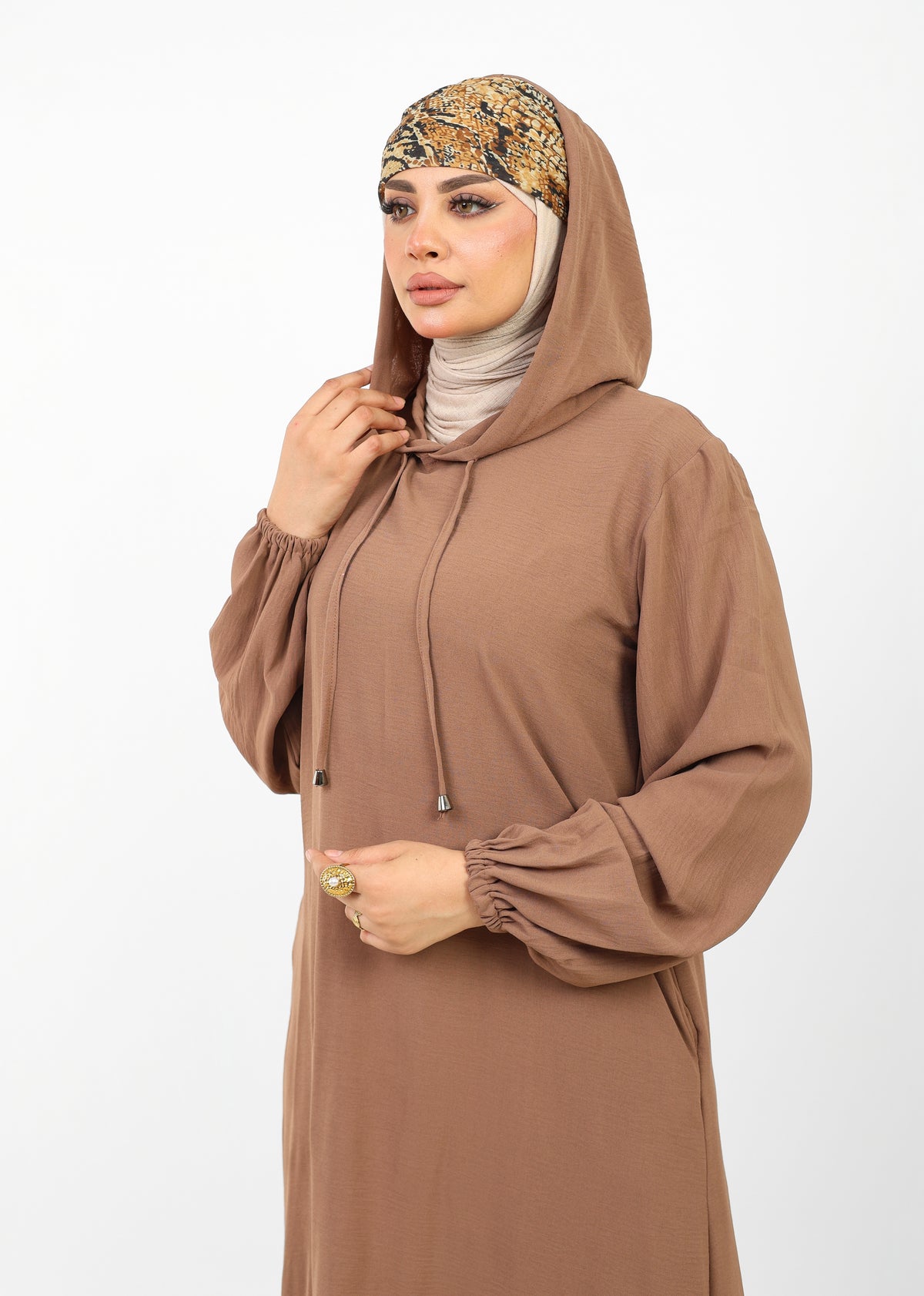 Ensemble Houria 2 Pièces – Tunique à Capuche & Pantalon Large