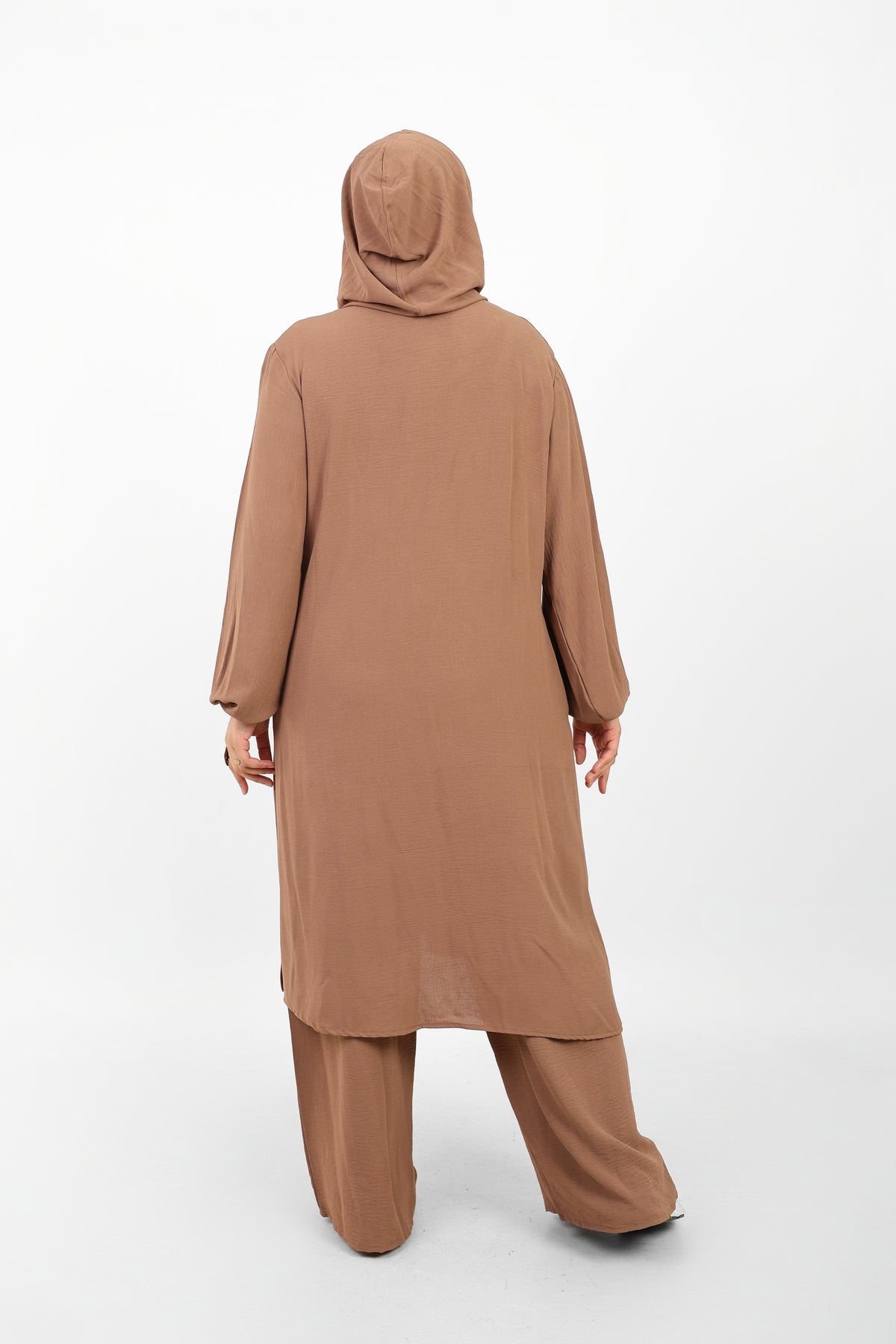 Ensemble Houria 2 Pièces – Tunique à Capuche & Pantalon Large