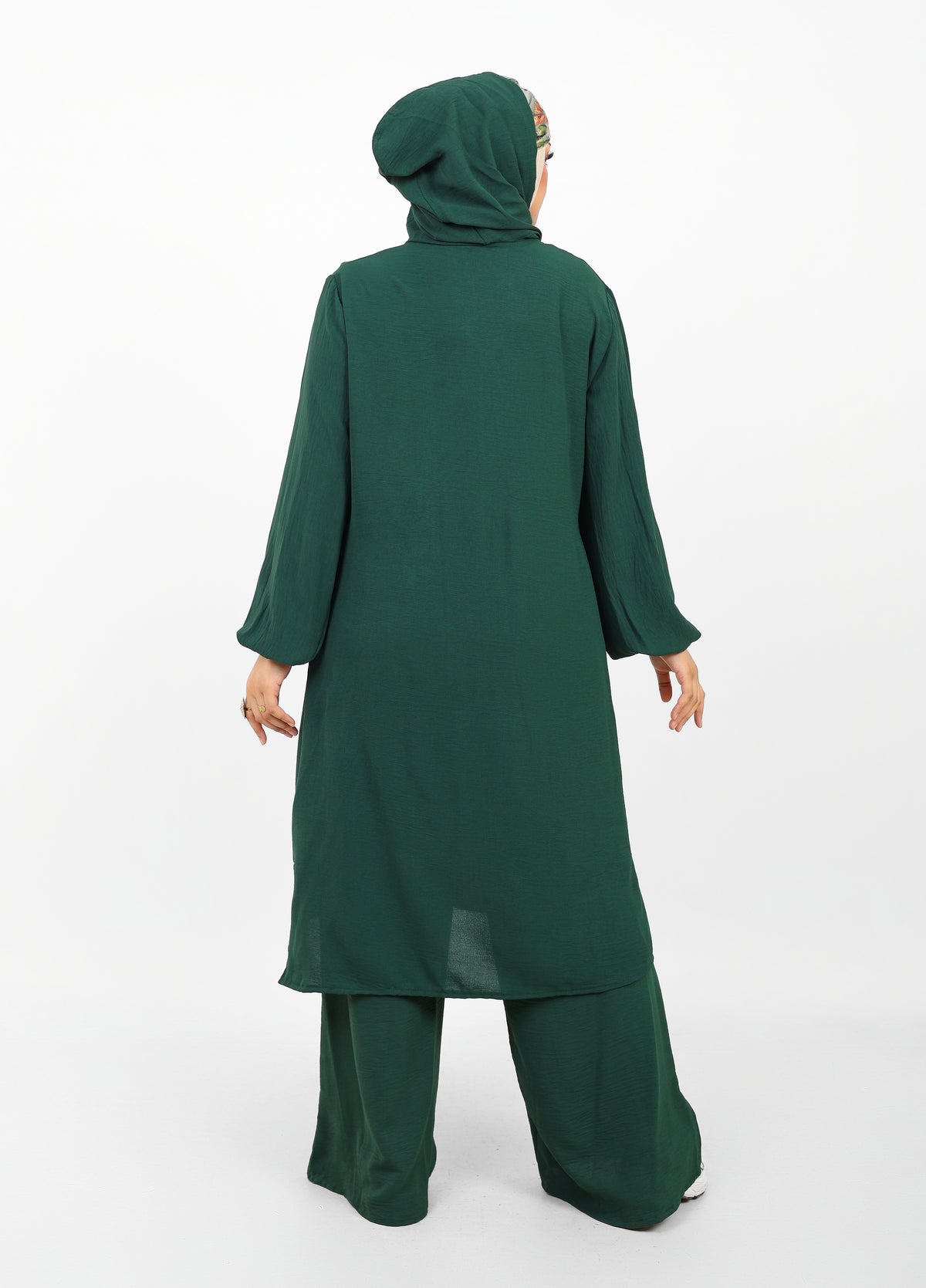 Ensemble Houria 2 Pièces – Tunique à Capuche & Pantalon Large