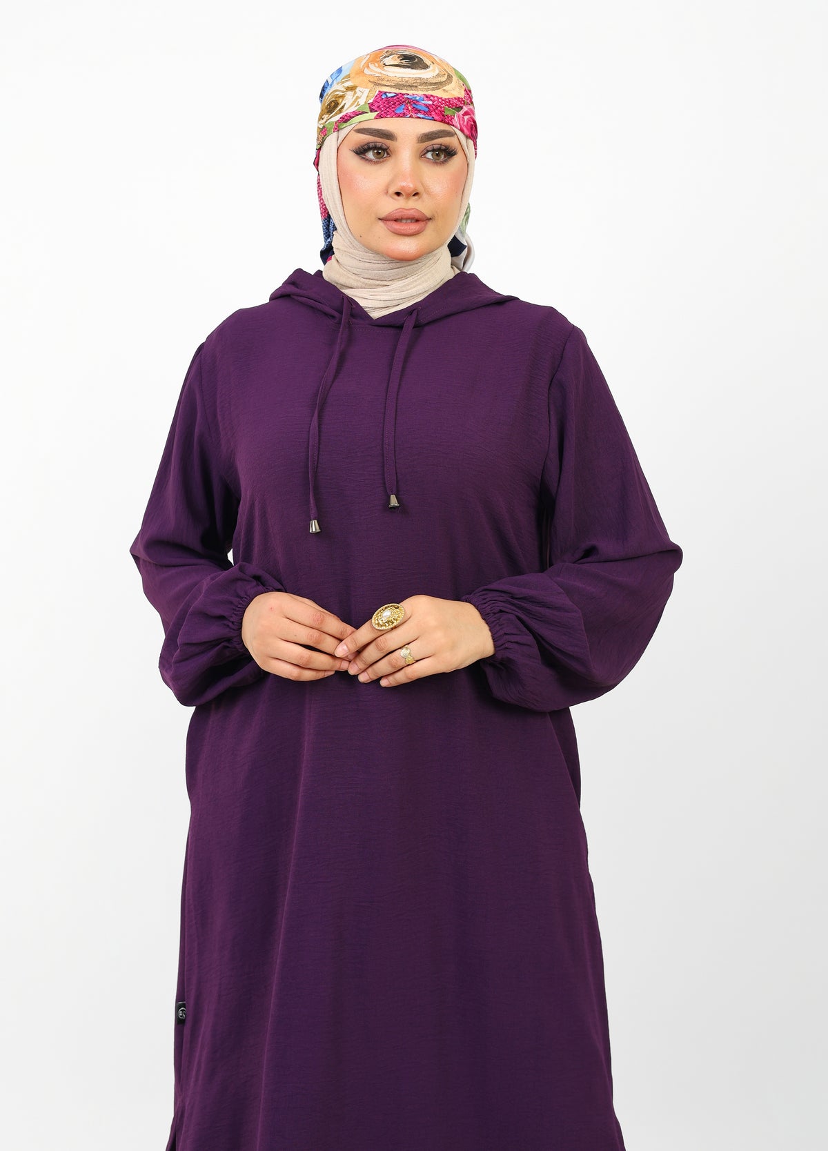 Ensemble Houria 2 Pièces – Tunique à Capuche & Pantalon Large