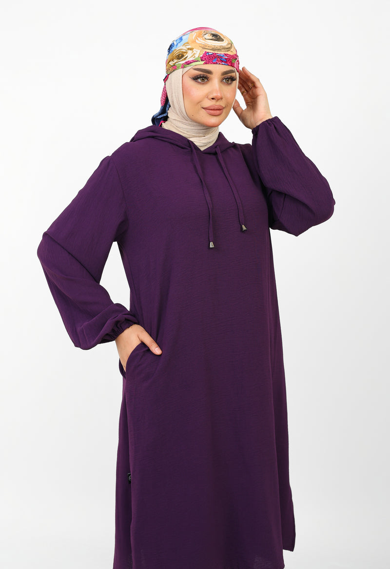 Ensemble Houria 2 Pièces – Tunique à Capuche & Pantalon Large