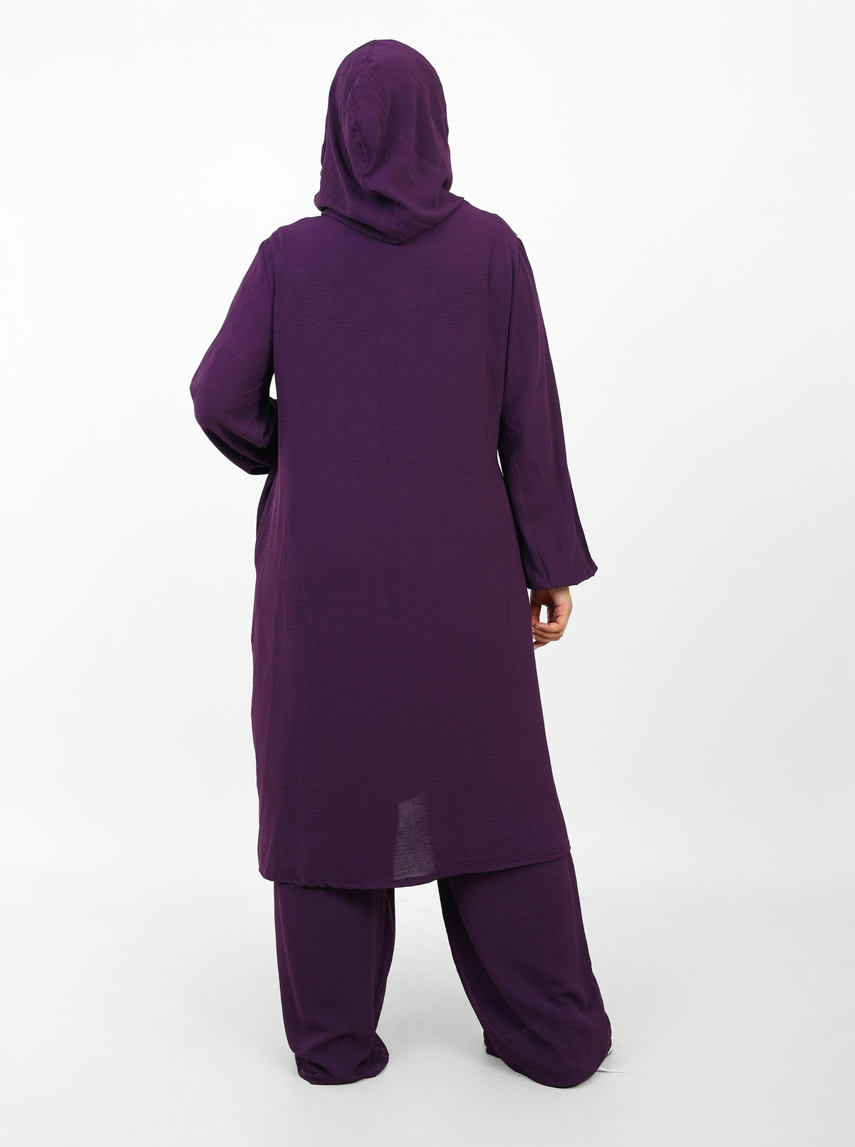 Ensemble Houria 2 Pièces – Tunique à Capuche & Pantalon Large