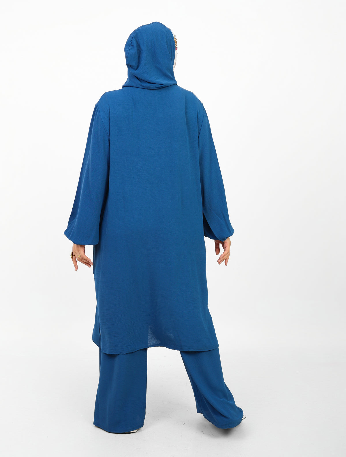 Ensemble Houria 2 Pièces – Tunique à Capuche & Pantalon Large