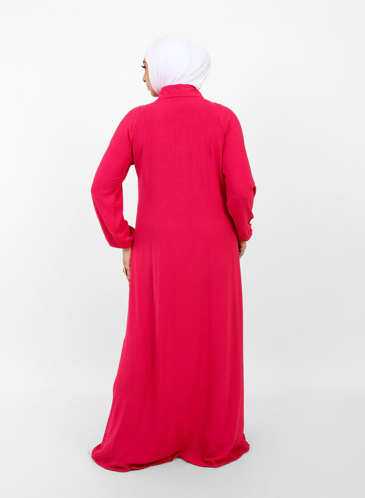 Robe Berry Longue – Tissu Turc CY à Boutons