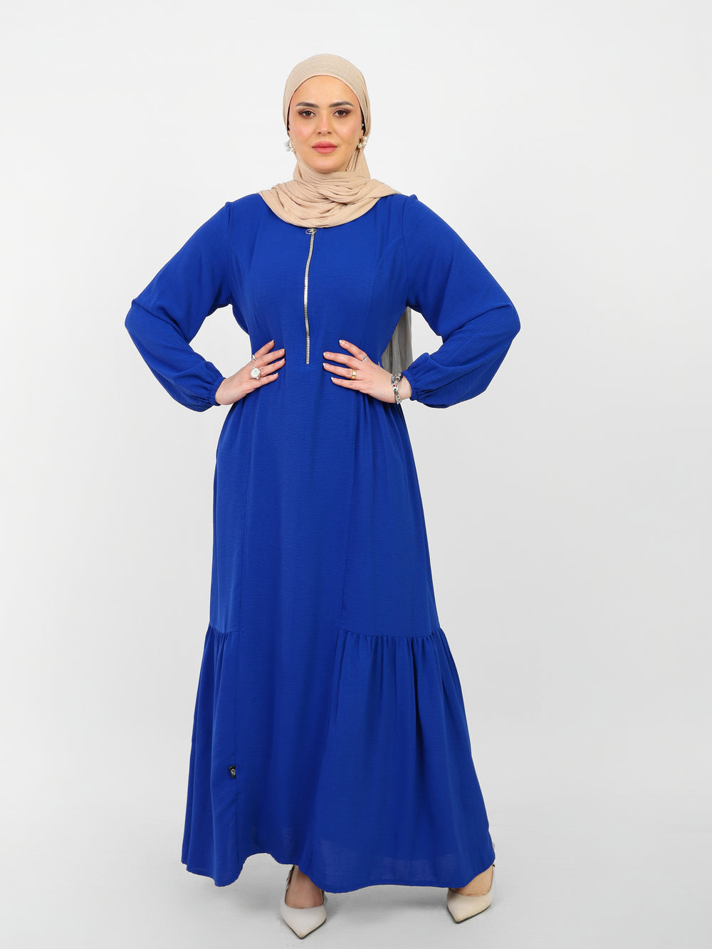 Robe Arwa Longue avec Fermeture Zippée