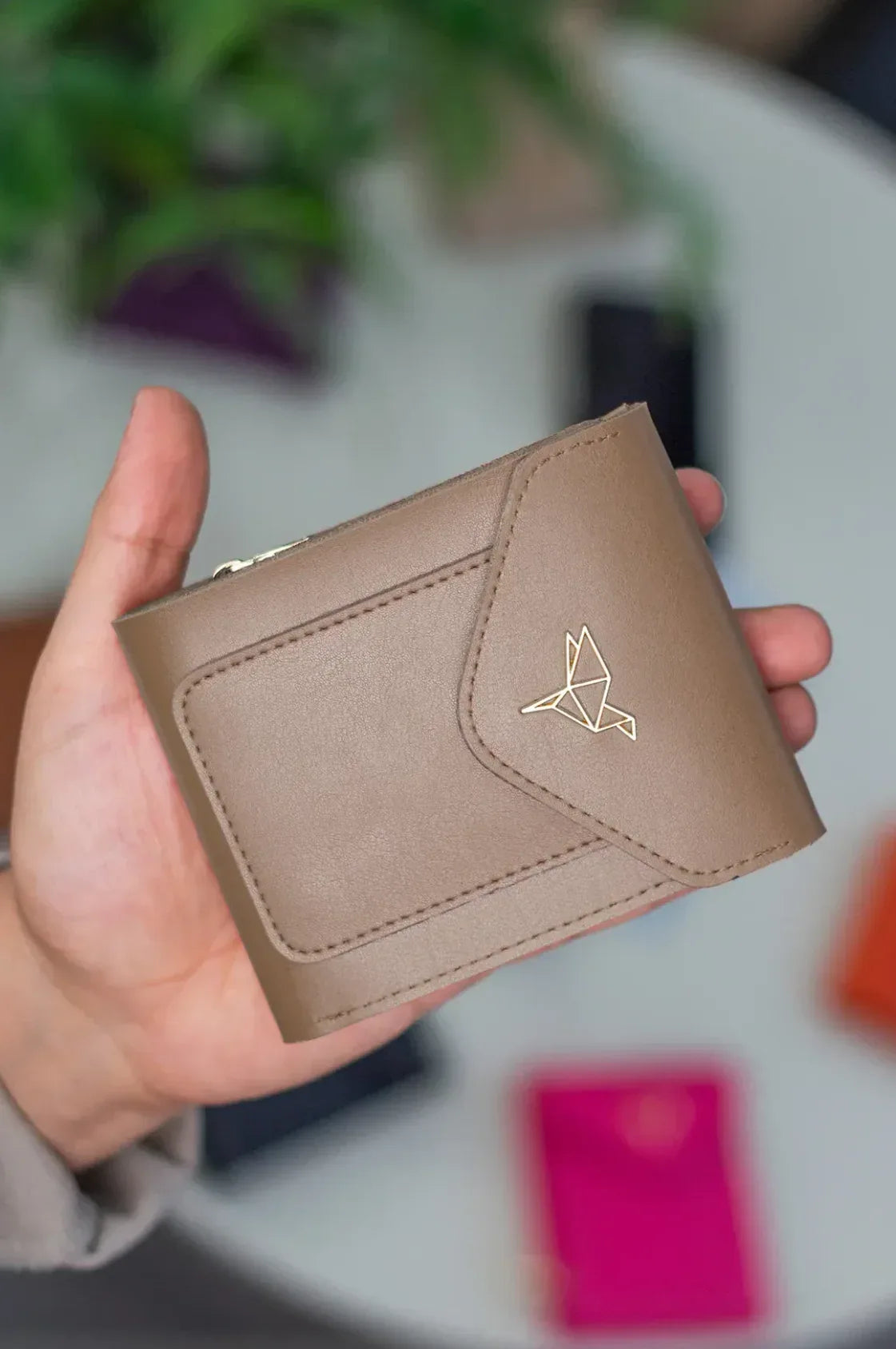 Portefeuille femme vegan zippé avec porte-monnaie et multi-compartiments – Peru - Justyol