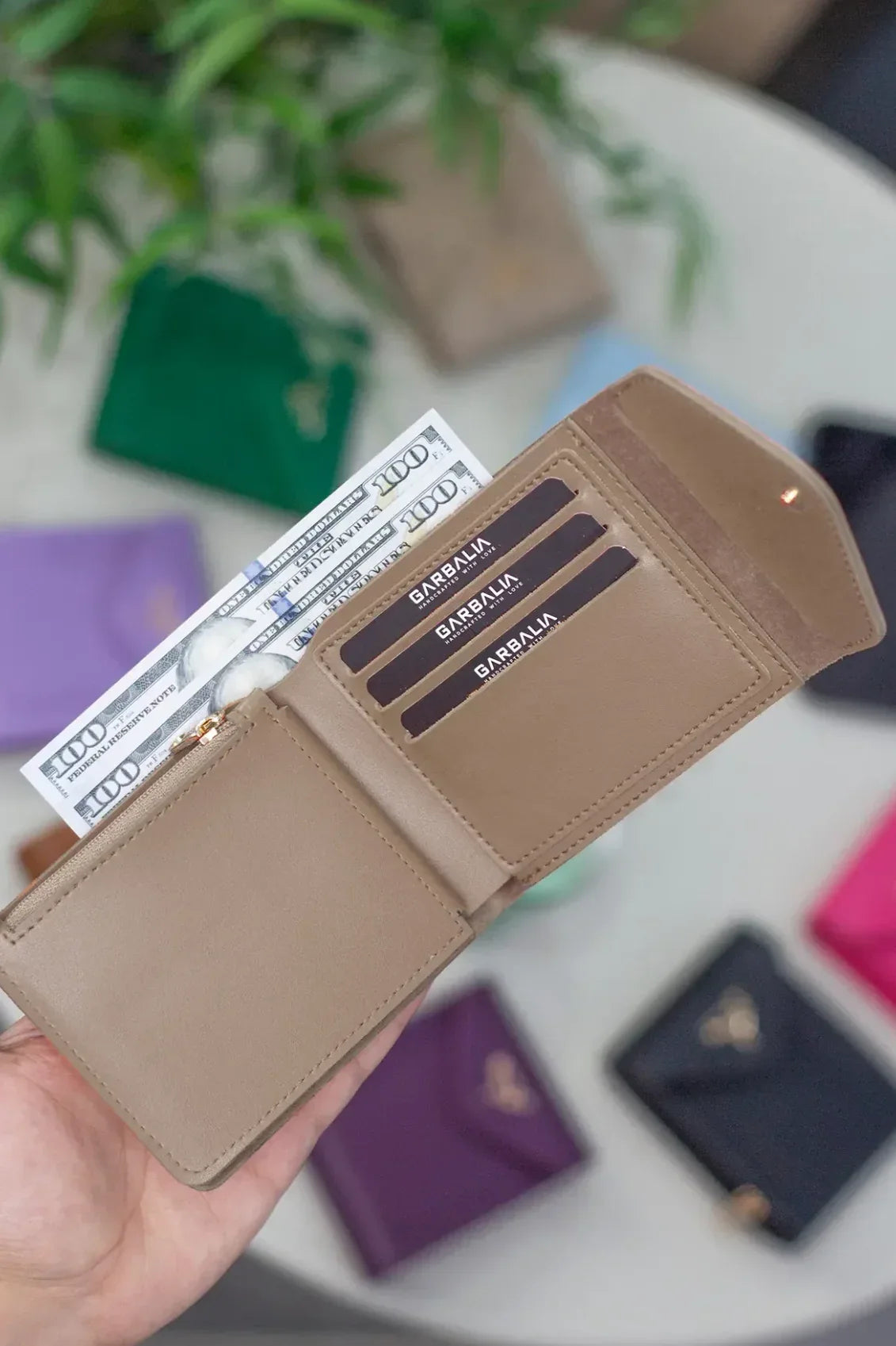 Portefeuille femme vegan zippé avec porte-monnaie et multi-compartiments – Peru - Justyol