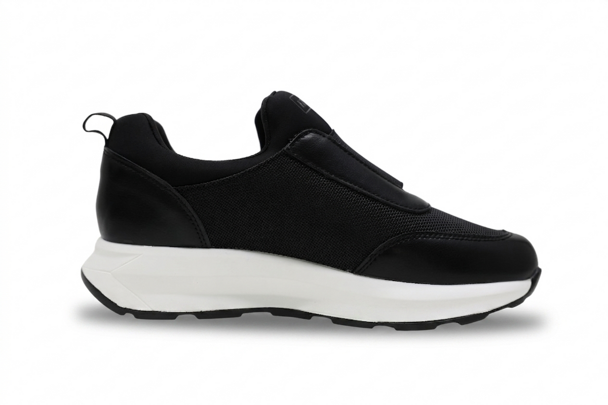 Baskets Slip-On Femme Respirantes à Semelle Épaisse Confort