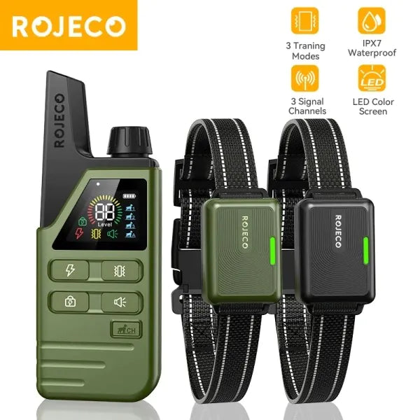 ROJECO Collier de Dressage pour 2 Chiens