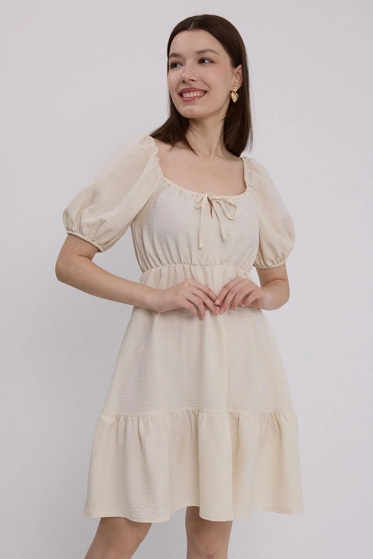 2351 kloş poplin elbise - Justyol
