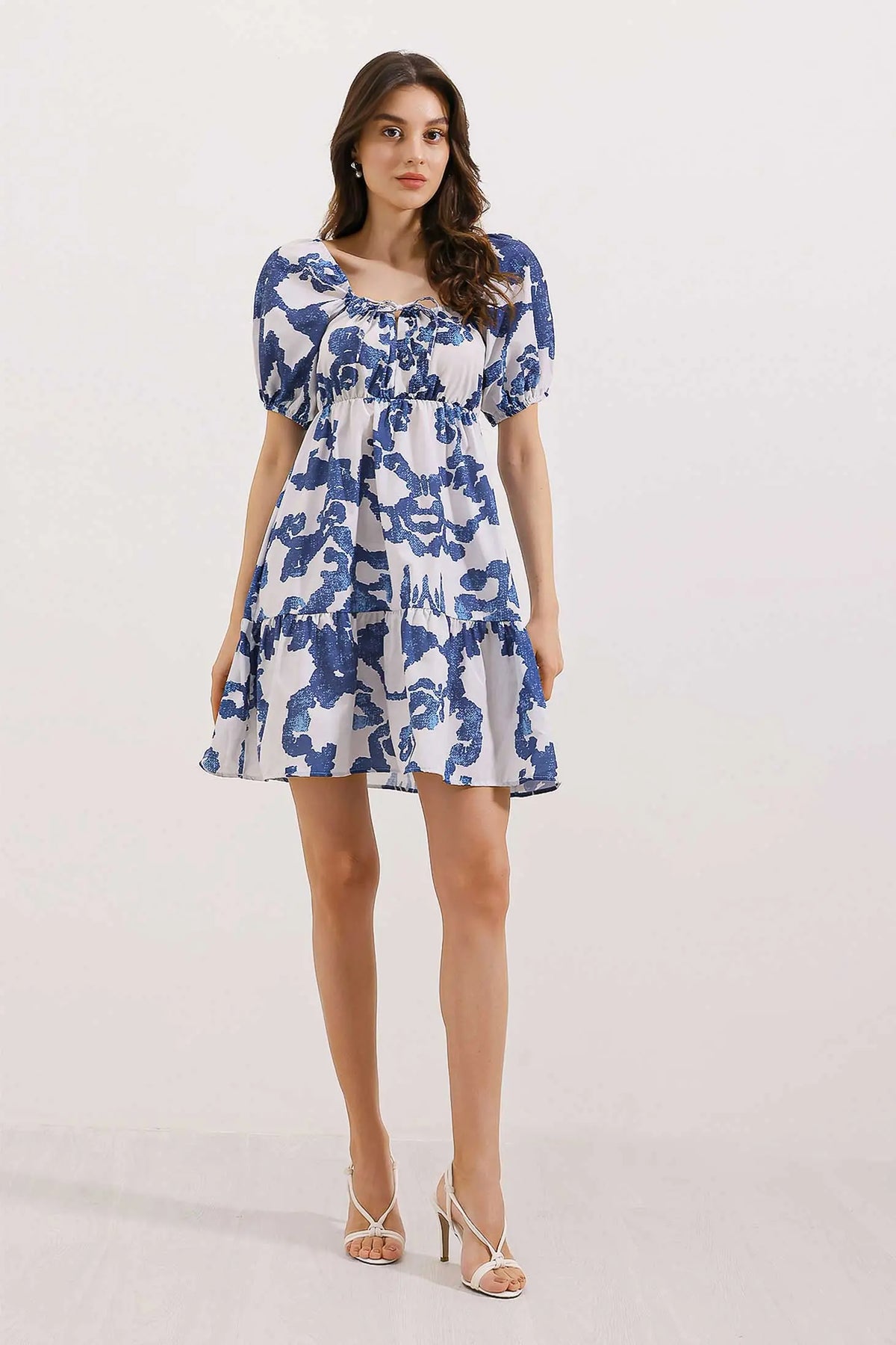 2351 kloş poplin elbise - Justyol
