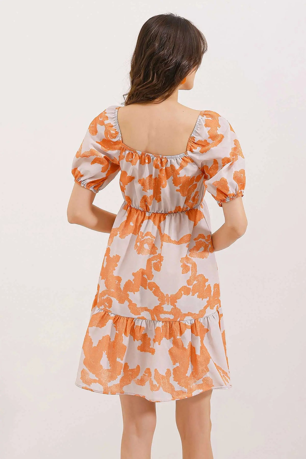 2351 kloş poplin elbise - Justyol