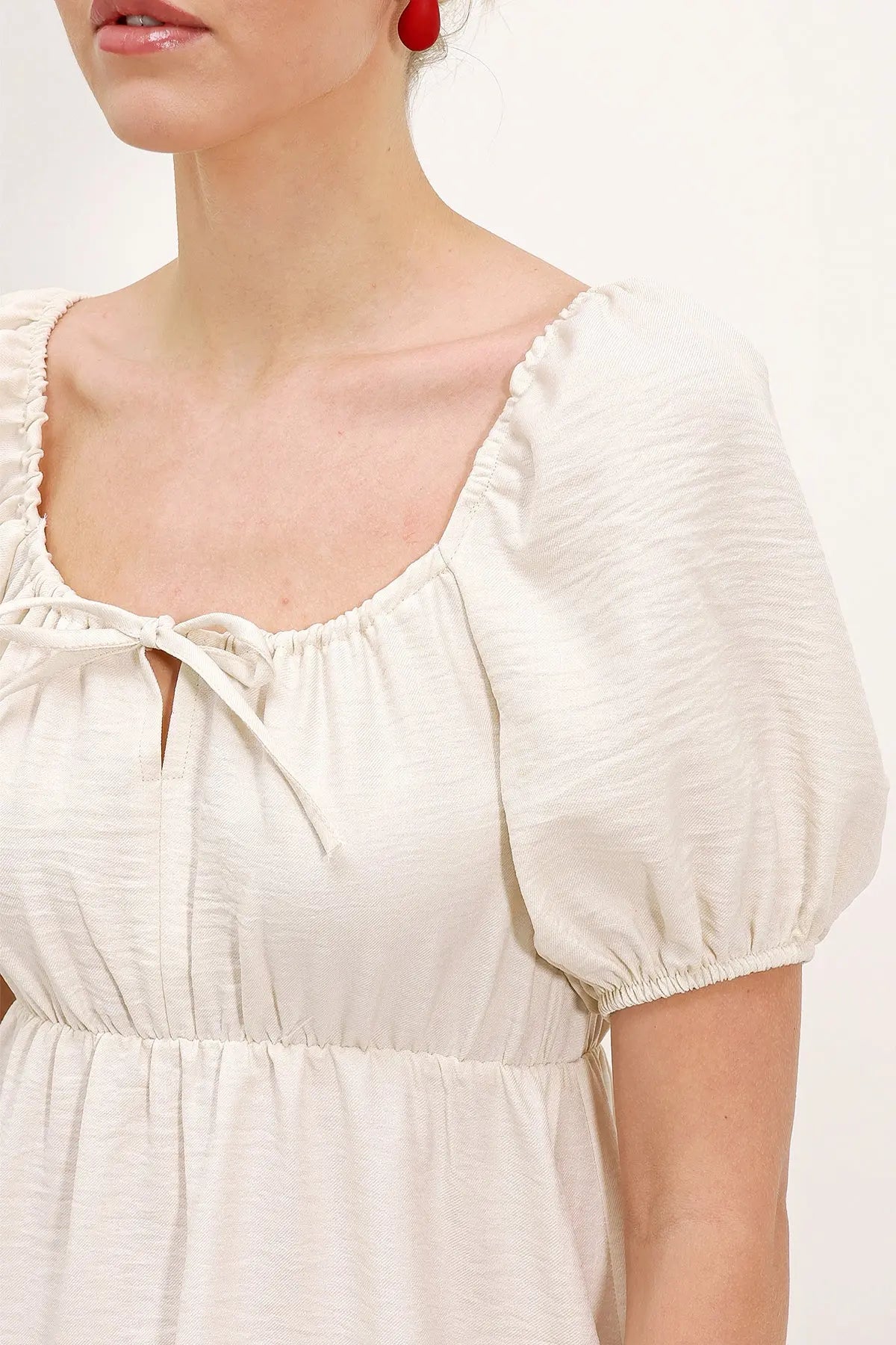 2351 kloş poplin elbise - Justyol