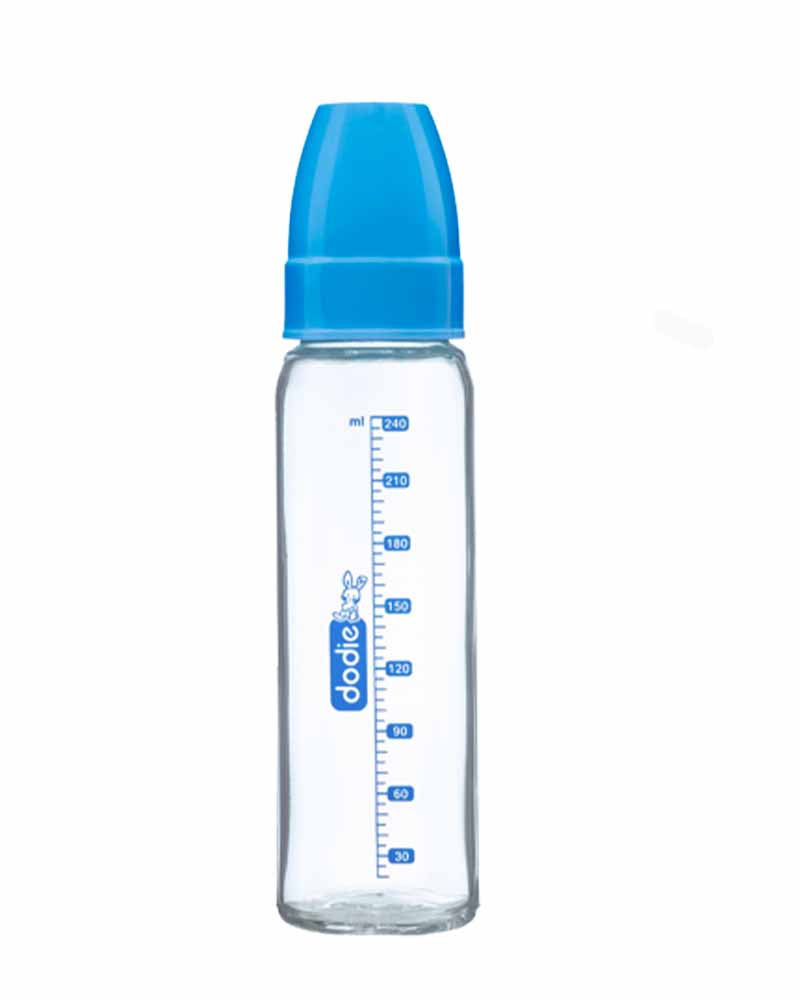 DODIE BIB COL ETROIT VERRE 240ML BLEU LAGOON 1314/2045