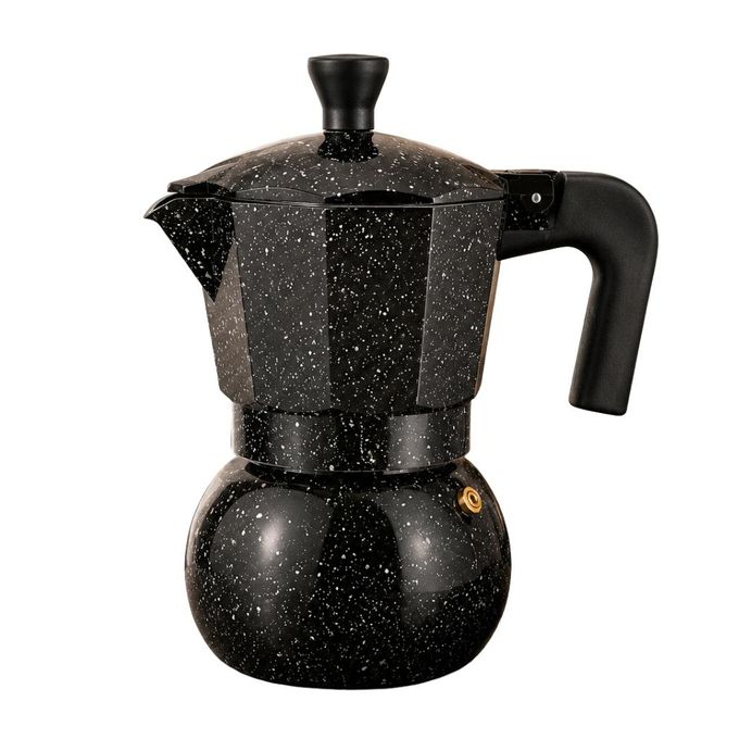 Kenz Cafetière Italienne 6 Tasses Effet Pierre