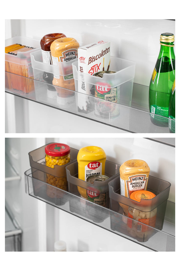 Lot de 6 Mini Boîtes de Rangement pour Réfrigérateur – 950 ml