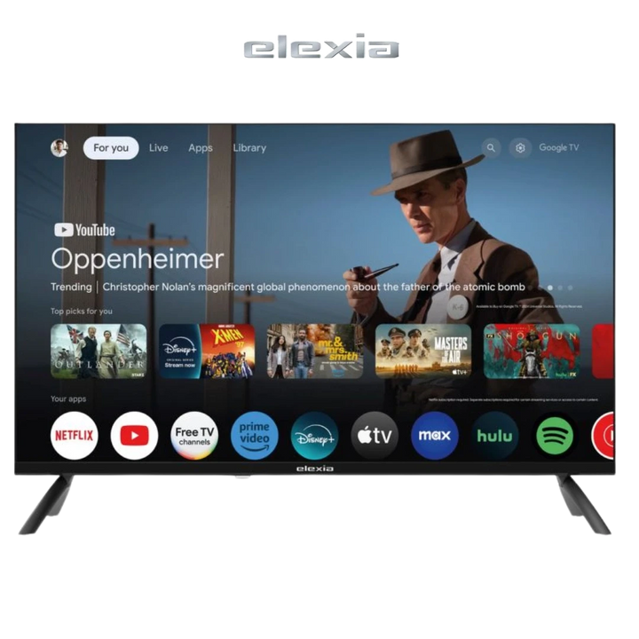 TV Elexia 32″ HD Android TV, interface intuitive et streaming fluide.