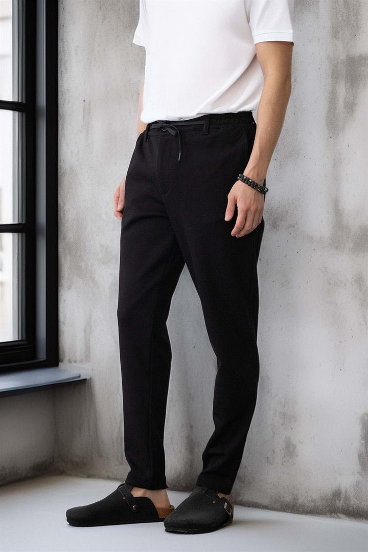 Pantalon Homme Akira en Maille Piqué Stretch