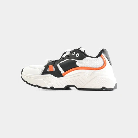 Baskets homme avec détails orange – Style sportif et tendance - SHO25GCML25613TM1