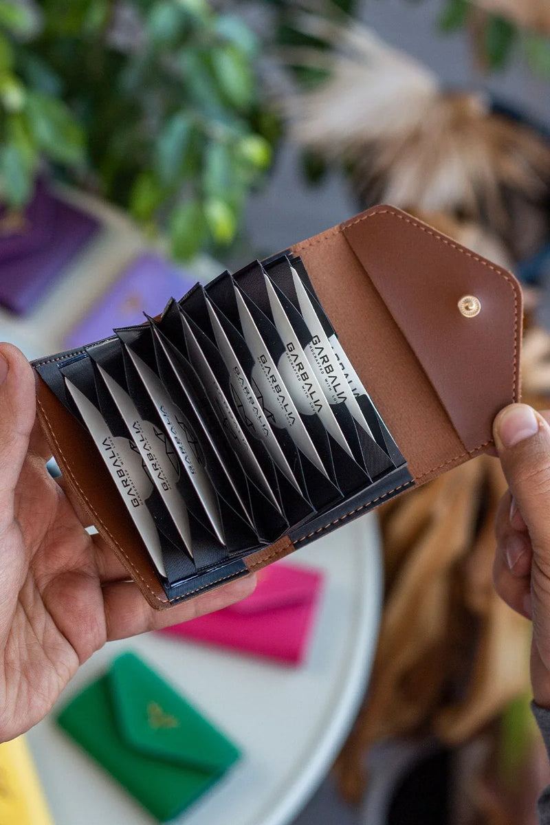 Portefeuille Femme en Cuir Vegan Accordéon – Porte-Cartes Lviv