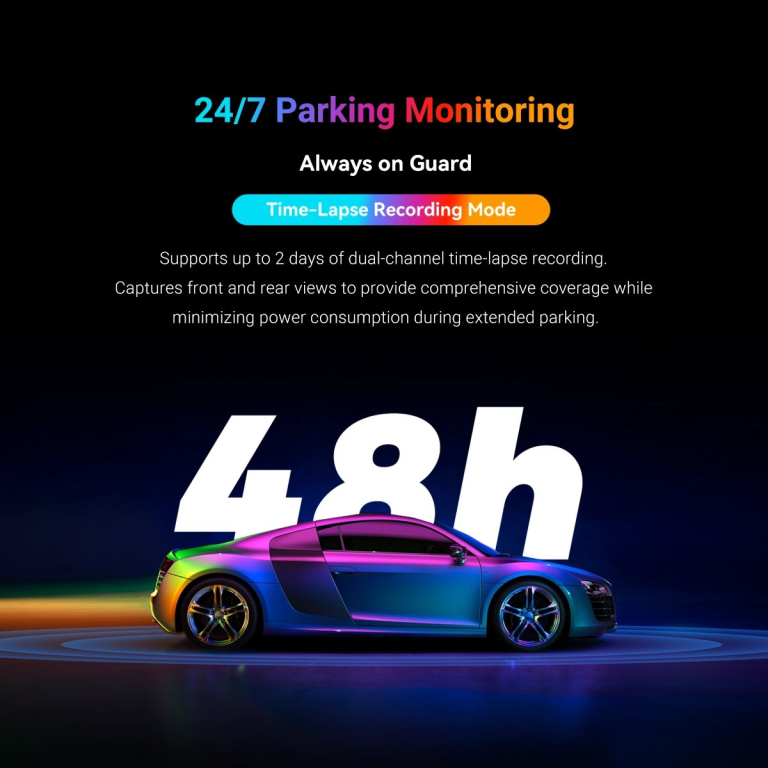 Ddpai N2 Dual  camera avant + arriere Sans kit