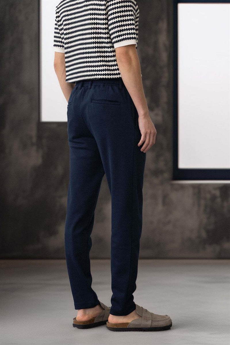 Pantalon Homme Akira en Maille Piqué Stretch