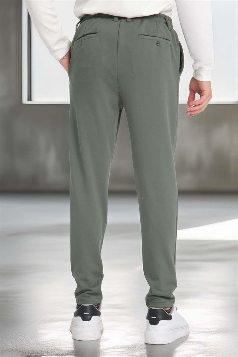Pantalon Homme Akira en Maille Piqué Stretch