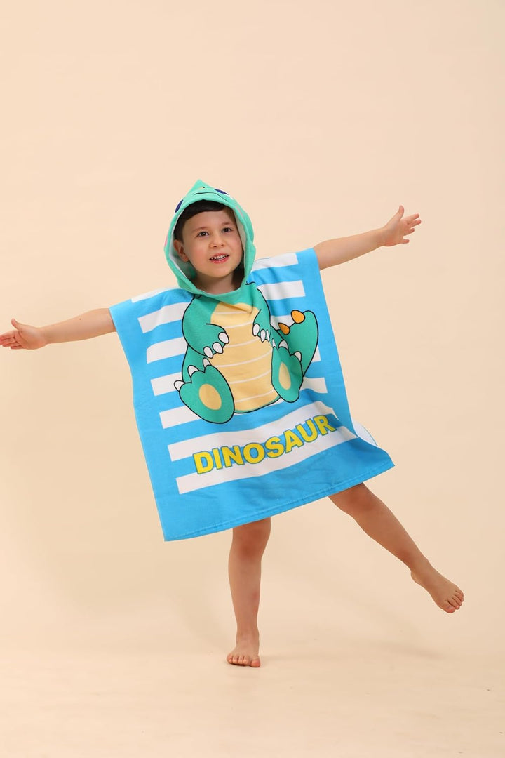 Serviette plage enfant microfibre avec capuche 60x120