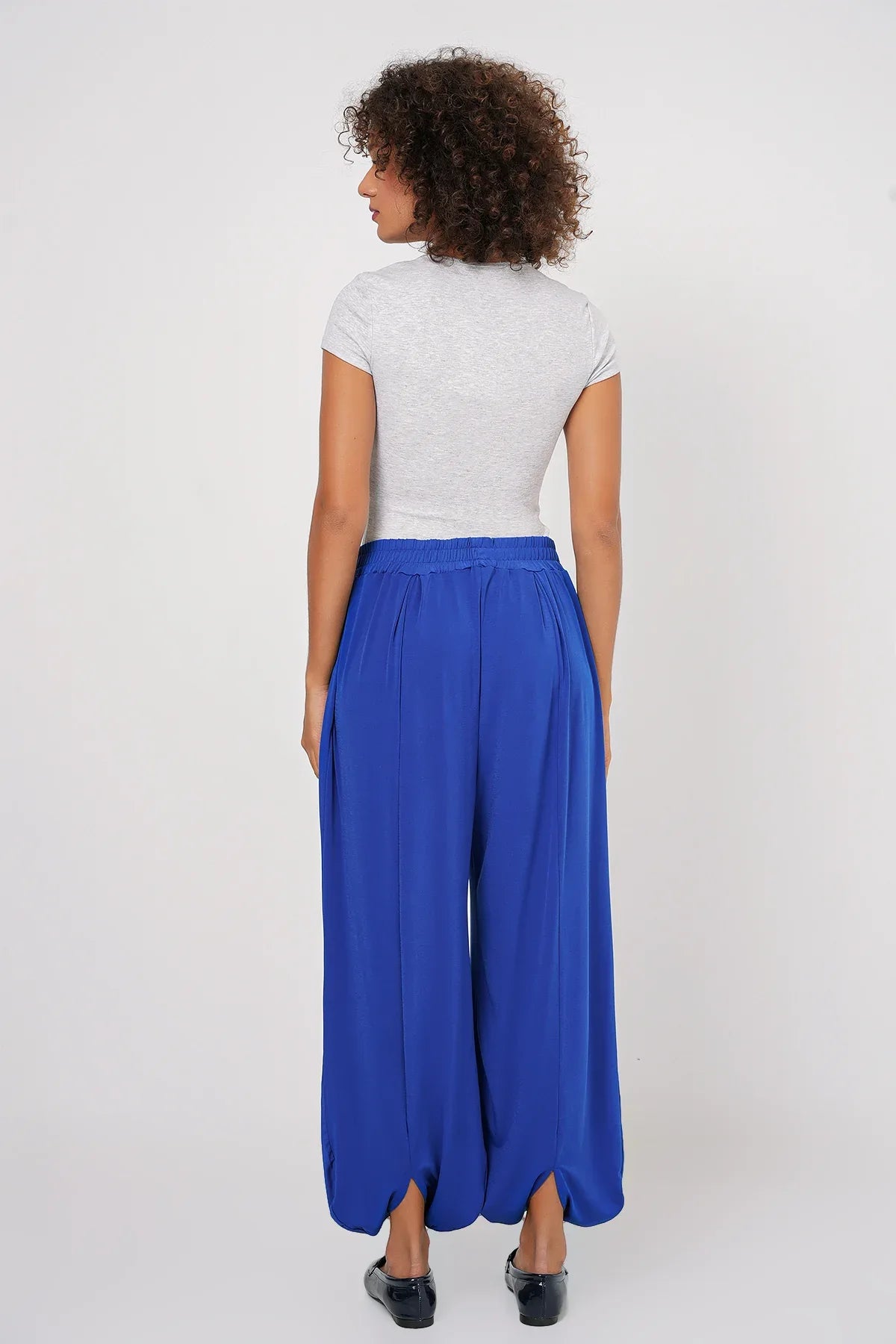 Pantalon sarouel femme confortable coupe ample 6659 - Justyol