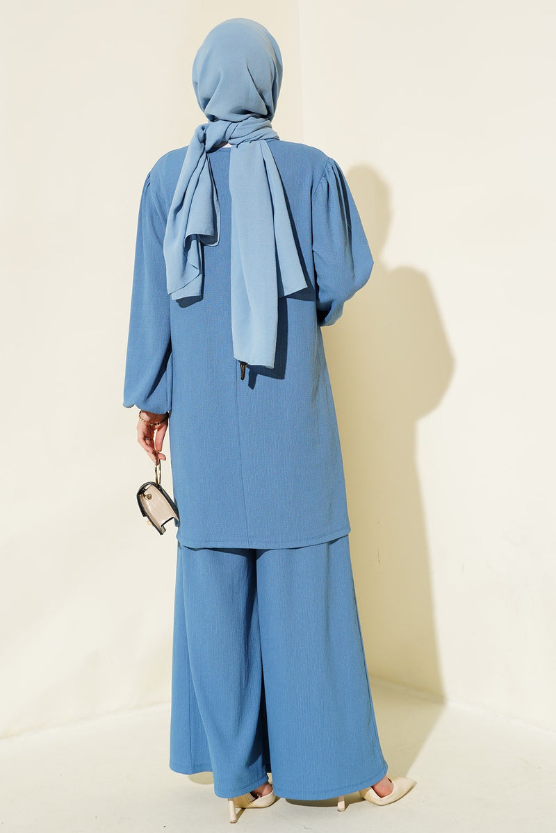 Ensemble Femme Tunique & Pantalon Large – Coupe Modeste