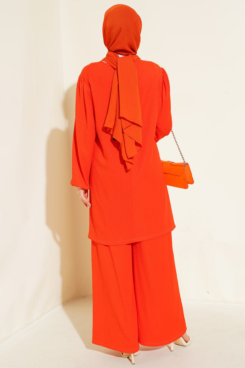 Ensemble Femme Tunique & Pantalon Large – Coupe Modeste