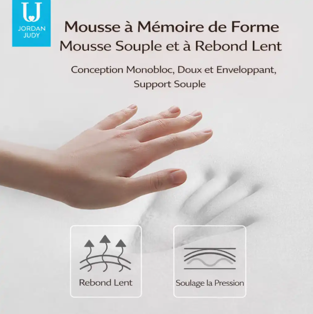 Oreiller de Voyage Ergonomique en U – Mousse à Mémoire de Forme